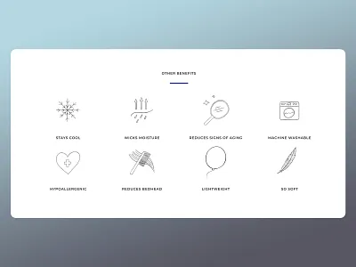 Benefits of Silk Pillowcases app design ecommerce illustration shopify ui ux web web design website