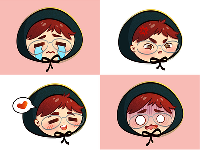 Henry Emotes design illustration illustrator quick practice twitchemote twitchemotes vector
