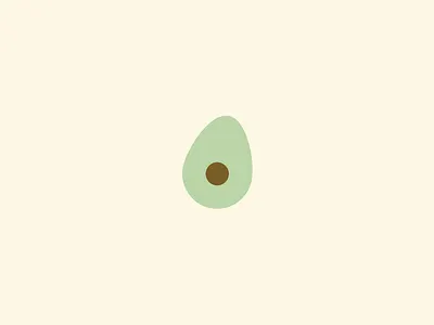 Avocado logo vector wip