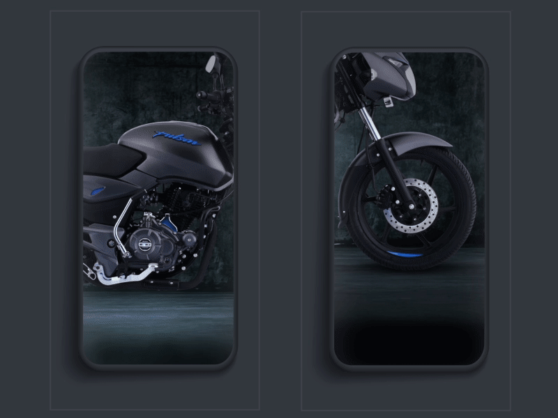 BAJAJ PULSAR 125 | DYNAMIC SOCIAL MEDIA CAMPAIGN 3d advertising after effects animation art direction bajaj bike cinema4d cinemagraph design ig story instagram post instagram stories motion design scifi socialmedia