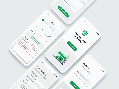 CoViD-19 crowd monitoring app for businesses 3d adobe adobexd app app design business corona coronavirus covid crowdfunding exploration illustration mobile uiux phone shops ui uiux xd xd ui kit