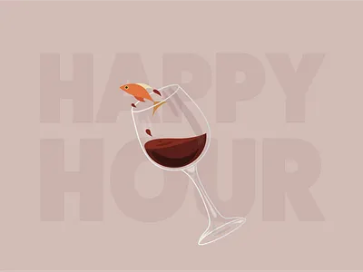 Happy Hour at Home design dribbble graphic design illustration illustrator posters vector
