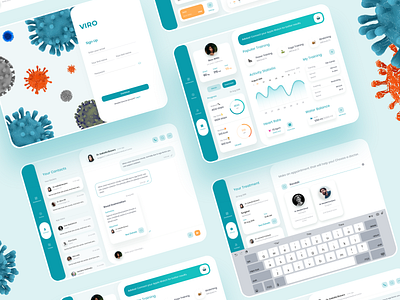 COVID-19 WEB APP app app design aqua clean corona virus covid 19 design doctor green health interface ui ux web
