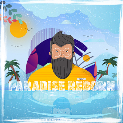 Paradise Reborn 2 design graphic design illustration typography