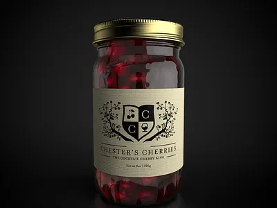 Cherry Company Brand and Visualization 3d 3d modeling branding c4d identity rendering