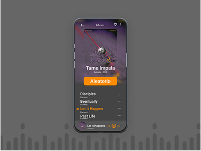 Daily UI 9 Music Player app design ui ux