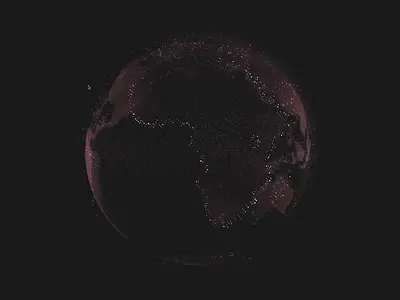 WebGL Globe + Mouse Interactions animation brandng cursor data earth globe interaction mouse spin trading web3 webgl