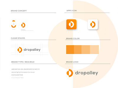 Dropalley logo concept abstract brandidentity branding creative logo d letter d logo graphic deisgn icon illustration logo modern logo modern logos typography