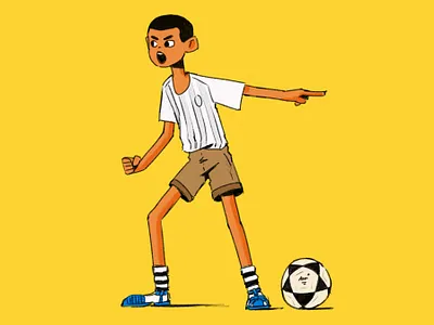 Childhood memories animation character design comic draw flat illustration