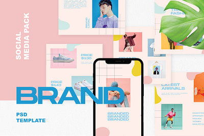 Brand - Post & Stories Instgram beauty branding business creative custom project design fashion instgram portfolio post promotion stories