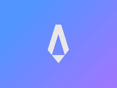 A + Crystal Logo Design adobe artist design flat graphicdesign icon illustration illustrator logo logodesign minimal minimalism simple vector