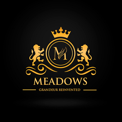 medows hotel logo adobe illustrator adobe photoshop adobe xd appdesign creative design dailyui figma game illustration logo logo design ui uidesign ux vector