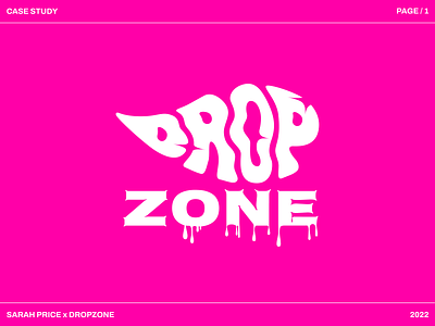 DROPZONE Brand Identity brand community dance design hiphop identity logo studio