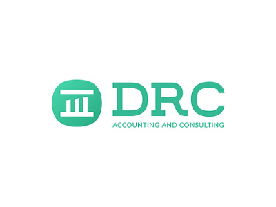 DRC Accounting and Consulting Logo Design branding clean clean design custom custom lettering customtype design designer designs finance icon idenity identity branding illustrator logo logo lockup mark tax type vector