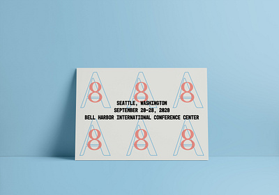 A8 Conference Poster advertisement advertising brand identity branding conference design graphic design indesign poster