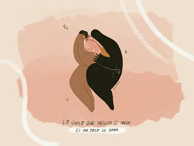 Miedo. art bodys digital art drawing girls illustration ilustración monster procreate