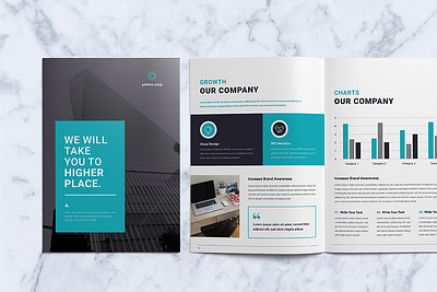 Business Brochure Vol. 2 annual report book branding business clean company profile corporate creative elegant identity indesign infographic logo print template project promotion report review