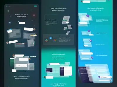 Aboard Web Design figma ui web design