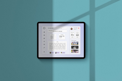 Dailyui21 Dashboard ipad design forhire junior sketch ui ux
