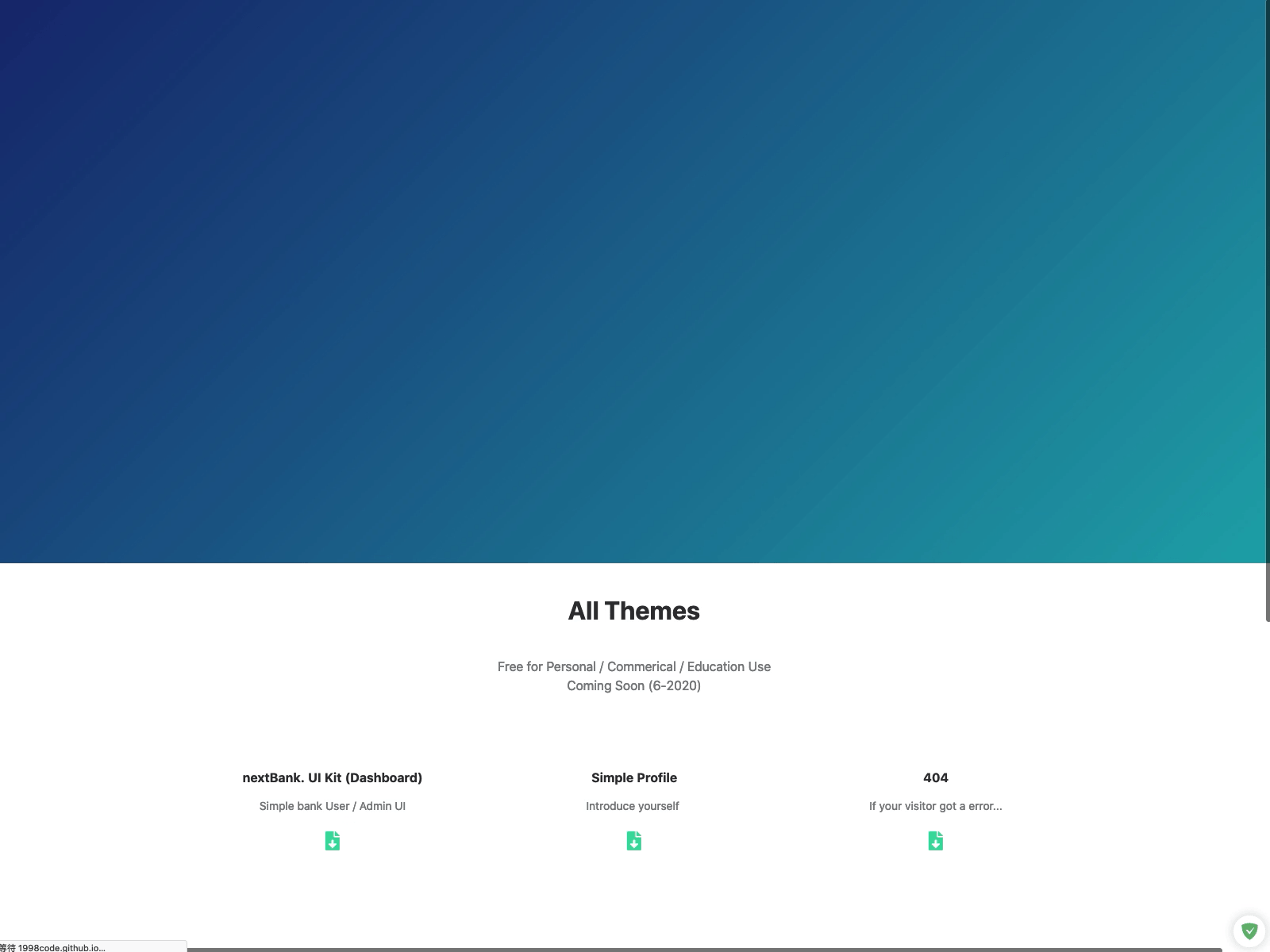 Open Source Bootstrap Themes Repo [2020 Edition] 2020 bootstrap design dribbble github html invite shot themes ui website website design