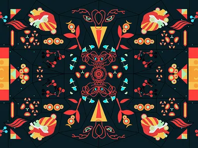 Inner revolt design flat illustration