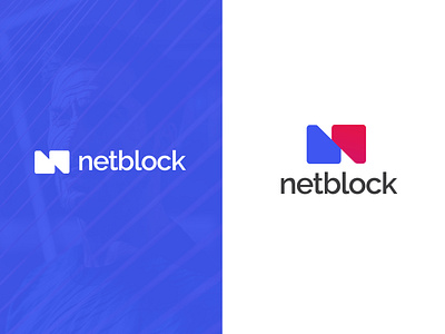 Logo Netblock brand design brand identity brandidentity branding branding design corporate branding desainlogo logo logodesign modern logo