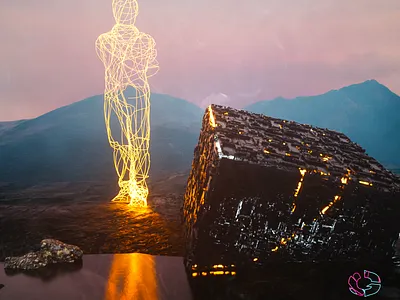 Creation myth by tg 1 3d art cinema4d futuristic octane render