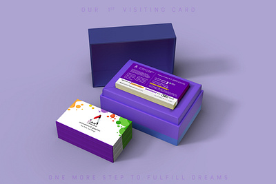 First Business Card - Arifanimaker agency card arifanimaker business business card business card design business card mockup business cards businesscard card card mockups colorful business card design graphic design brand purple visiting card design visiting cards visitingcard