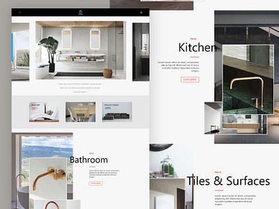 Home is a safe place - make it beautiful! adobe xd appliances hero section landing design landing page portfolio ui design website website design