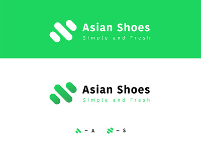 Asian Shoes Logo asian design designs fresh graphic design green logo logo design logos minimalist minimalist logo shoes simple simple logo