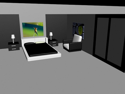 interior design 3dsmax modeling