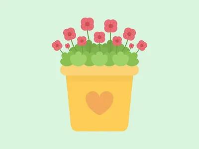 Mother's Day Geraniums 2020 cute flat flowers geranium mothers day simple