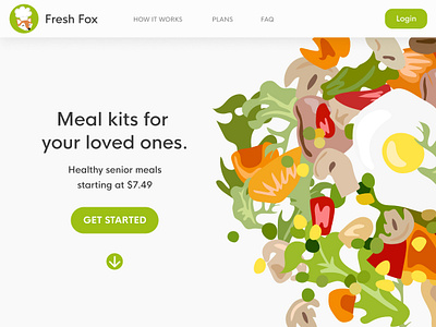 Fresh Fox - One Week UX Design Challenge challenge design challenge figma meal subscription meals ux ux design uxdesign