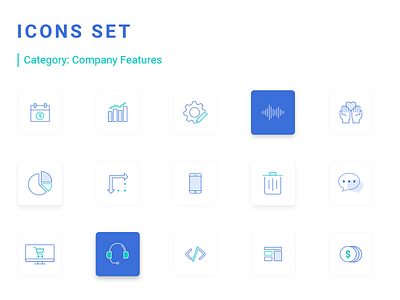 Icons set for a website adobexd dashboard design features icon icons iconset illustration ui uidesign uiux userinterface webdesign webdesigner website design