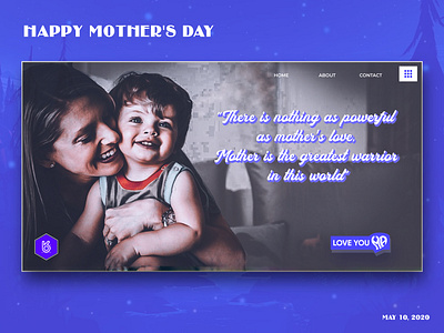 Happy Mother's Day! 💚🤱❤️ best design branding celebrate child day design graphic design happy illustration landing page logo logo design love you ma ma mark logomark brandmark memorial day mother typography vector