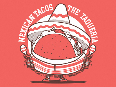 The Real Tacoq art branding character colors design graphic illustration lettering logo vector