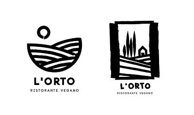 ORTO restaurant - refused proposal brandidentity branding graphic design illustration infographic logo rubrastudio