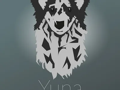 Yuna OZ Shepherd australian shepherd dog vector
