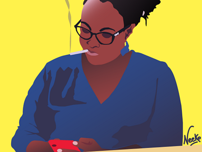 Sibeth Chill politics flatart illustration