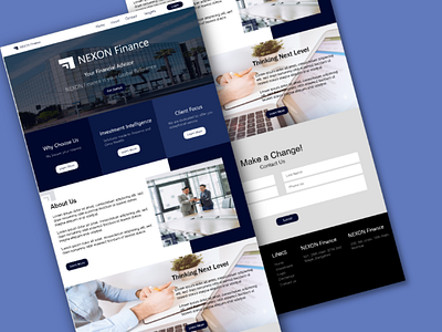 Nexon Finance website adobexd finance loan money nexon finance ui ux web website