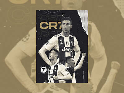 CR7 design poster quarantine ronaldo texture typography visual art