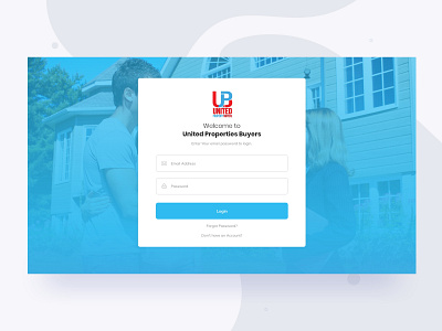 United Property Login 2020 adobe photoshop adobe xd branding creative development house login mobile responsive online property property developer property management register registration form rental app rentals ui design ux design website design