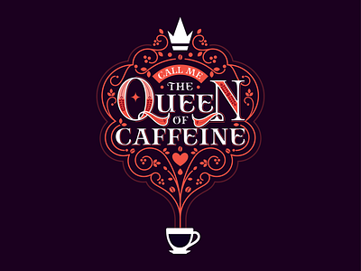 Daily Designer Realities :: Coffee Queen coffee design handlettering handmade illustration lettering lettering art typography