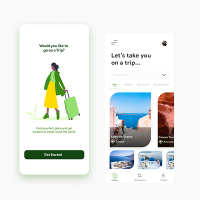 Trip app 2 app design illustration mobile app mobile design mobile ui ui ux