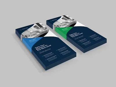 Rack Card or Dl Flyer Template 4x9 agency business business flyer business hanger corporate corporate rack card creative dl flyer door hanger flyer leaflet poster rack card rollup banner