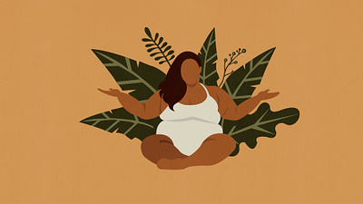 yoga pose design flat illustration stayathome vector yoga pose
