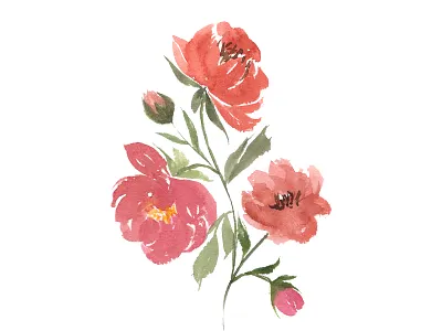 loose flower bouquet watercolor no.03 art blooming blossom design flora flower clipart flower illustration flower watercolor flowers illustration illustrationart illustrator leaves paint print watercolor watercolor illustration watercolour