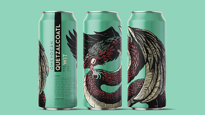 OMEYOCAN – QUETZACOATL brand design branding branding and identity craftbeer design graphicdesgn illustraion illustration typedesign typography