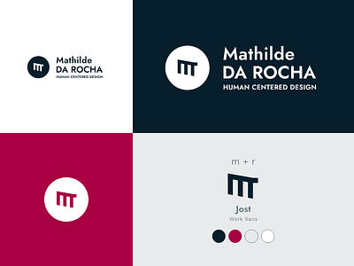 Personal branding brand brand identity branding design freelance jost logo logotype work sans