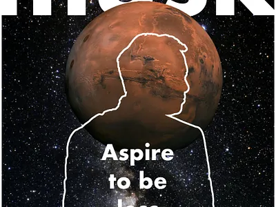 Elon Musk Aspire Poster elon musk poster poster design